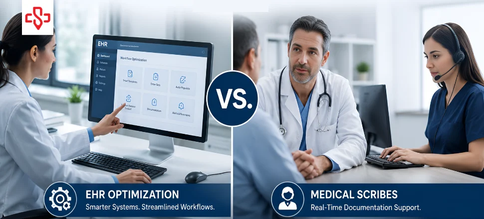 EHR Optimization vs. Medical Scribes