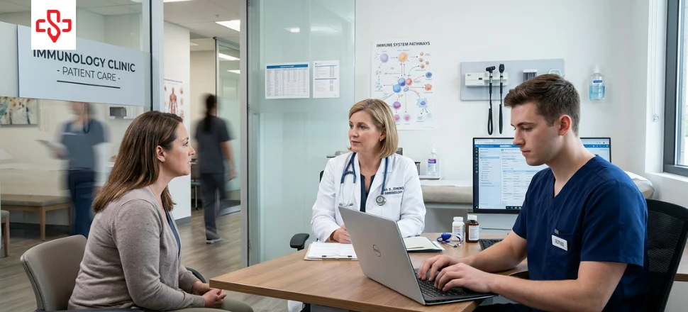 Medical scribes in Immunology