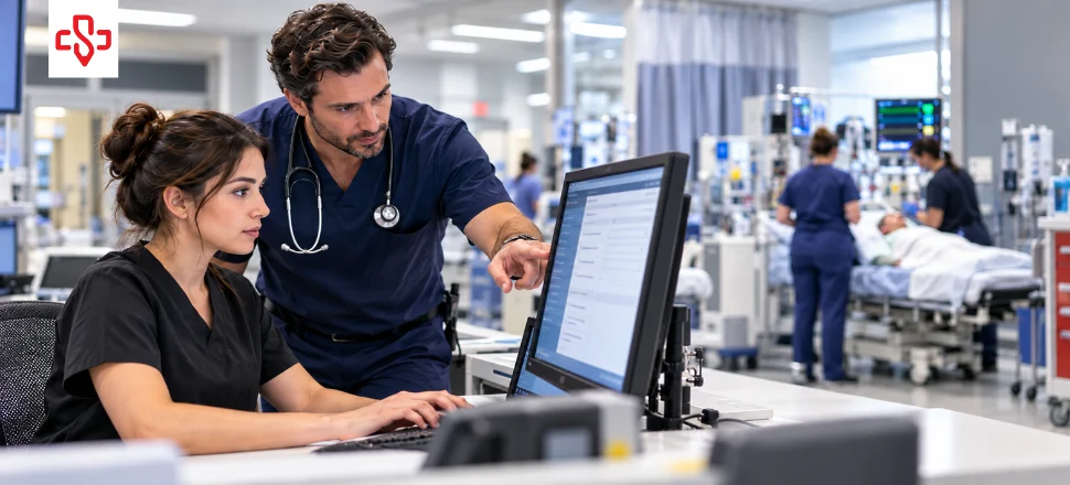 Emergency medicine scribe workflow
